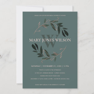 MÖRK GRÖNT ROSA FOLIAGE WREATH MÖHIPPA-KORT TACK KORT