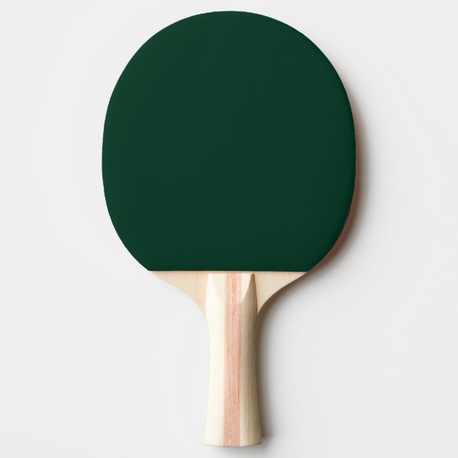 Mörk grönt Solid Färg Pingisracket (Framsidan)