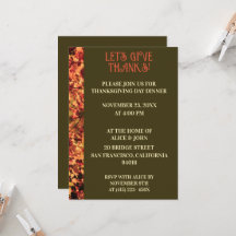 Mörk grönt Thanksgiving - månhöstmarkering