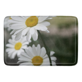 Mörk grönt Vita och Guld Badrumsmatta