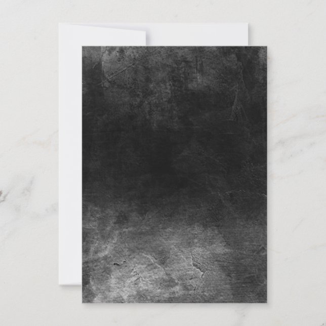 Mörk Grunge - B&W Spara Datumet (Framsida)