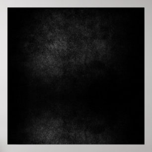 Mörk Grunge-bakgrund - Darkest Grått Poster