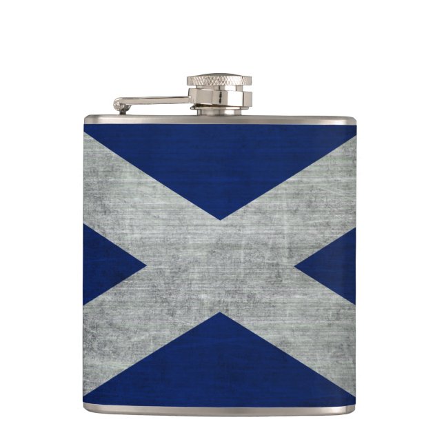 Mörk Grunge Flagga of Scotland Fickplunta (Framsidan)