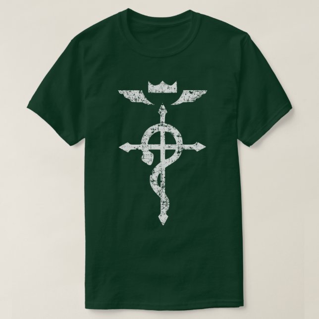 Mörk Grunge Flamelx27s Kor T Shirt (Design framsida)