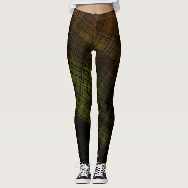 Mörk Grunge Play Leggings (Framsida)