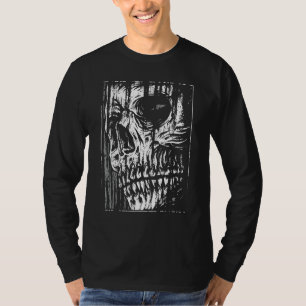 Mörk Grunge Skull Goth Occult Gothic Aesthetic Hor T Shirt