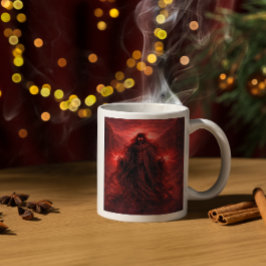 Mörk Gud Symbol Gotisk Fantasy Två-Tonad Mugg