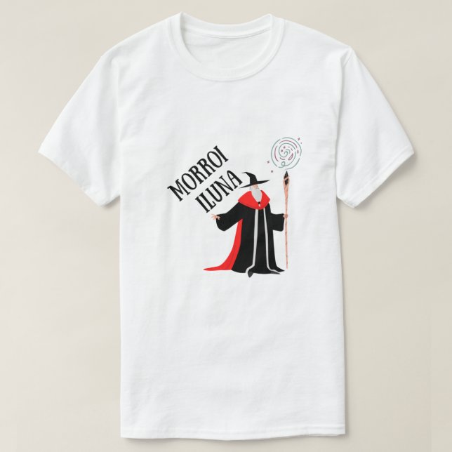 Mörk-guide på baskiska - Morroi iluna T Shirt (Design framsida)