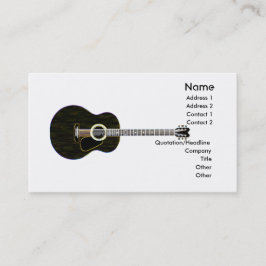 Mörk Guitar Visitkort