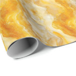Mörk gul och ljusgul marmorerad presentpapper<br><div class="desc">Förhöj din presentförpackning med detta marmorerade presentpapper! Med en chic marmorerad design med stenliknande virvlar är det perfekt för bröllop,  födelsedagar,  högtider eller någon speciell tillställning. Elegant och tidlös ger detta presentpapper varje gåva en touch av lyx och sofistikering.</div>