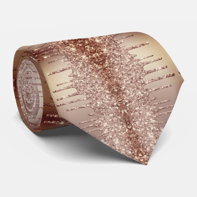 Mörk Guld Glitter Gnistra Drives Golden Luxury Slips (Rullad)