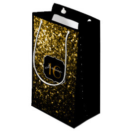 Mörk guld gult faux glitter sparkles Sweet 16