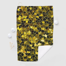 Mörk gult mosaik, med dussfläckar