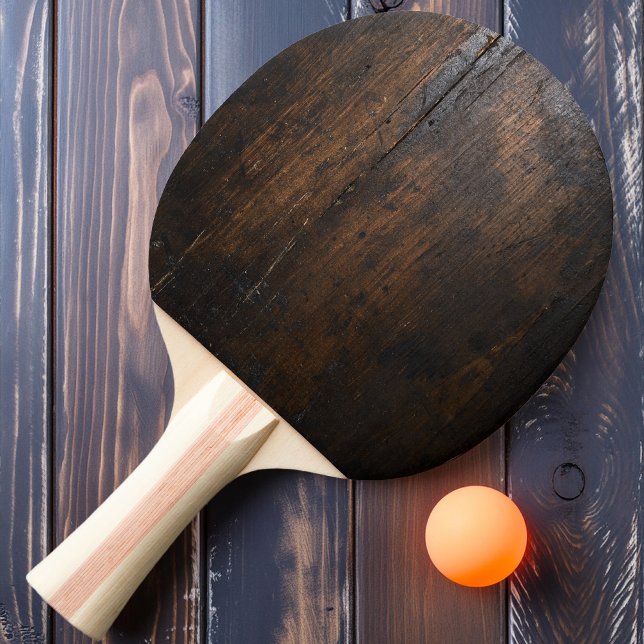 Mörk Hackblock Pingisracket (Skapare uppladdad)