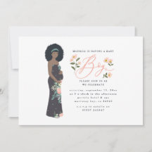 Mörk hade svart mamma för att vara en barndusch.