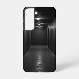 Mörk hallen i perspektivvyn