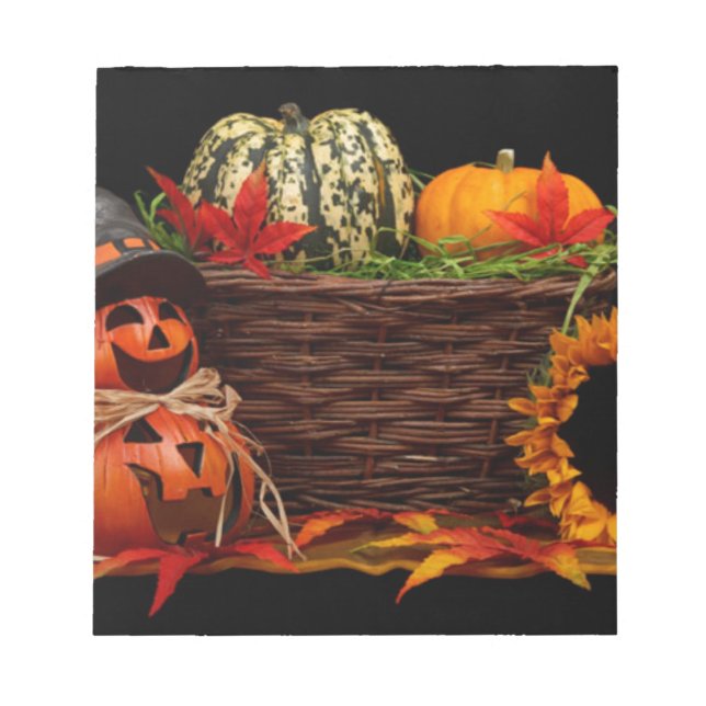 Mörk Halloween-design Anteckningsblock (Framsida)