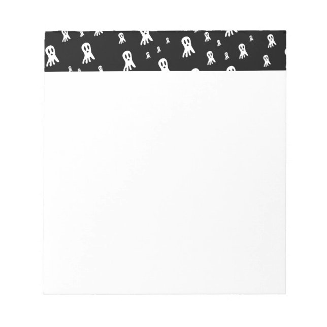 Mörk Halloween Spöken Anteckningsblock (Framsida)