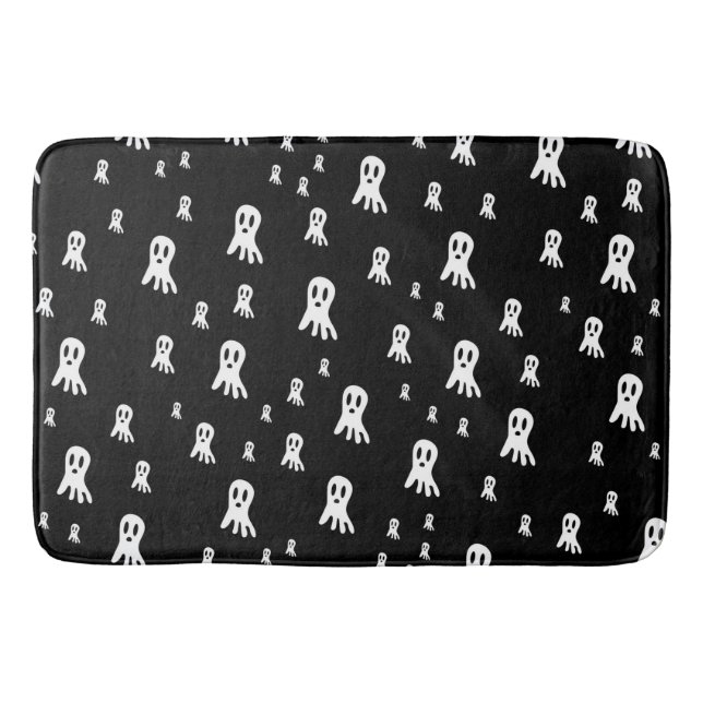 Mörk Halloween Spöken Badrumsmatta (Framsidan)