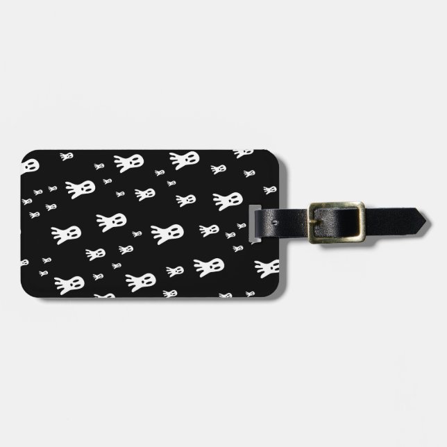 Mörk Halloween Spöken Bagagebricka (Horisontell Framsida)