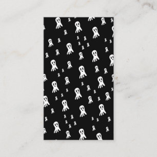 Mörk Halloween Spöken Visitkort