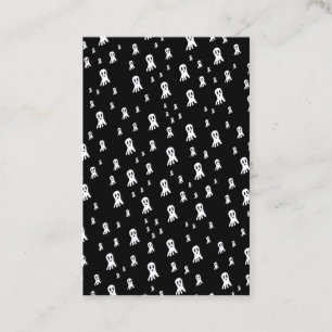 Mörk Halloween Spöken Visitkort