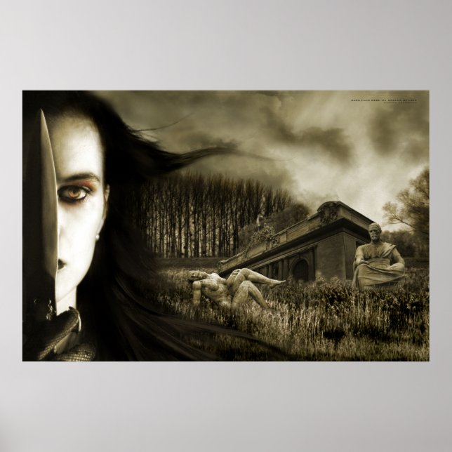 Mörk har varit mina drömmar på senare tid poster (Framsidan)