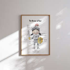 Mörk hårflicka, Guds pansar Poster