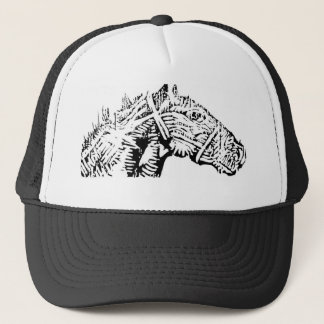 Mörk häst Logo3 Truckerkeps