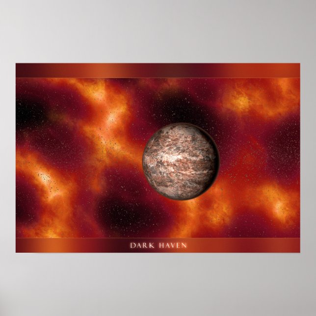 Mörk Havsyta Poster (Framsidan)