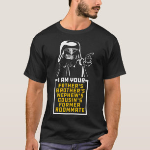 Mörk Helmet Jag är Din Far Brothers Nephews Cou T Shirt