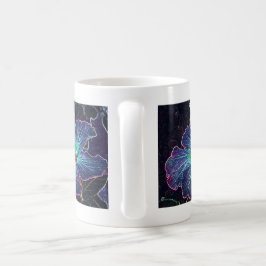 Mörk hibiskus kaffemugg