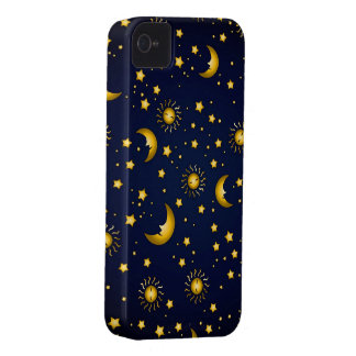 Mörk himmel: Mörk - blått iPhone 4 Case-Mate Skal