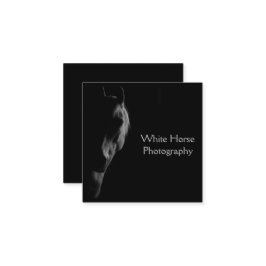 Mörk Horse Personlig Tidsbeställning Kort