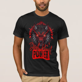 Mörk Howl Power | Red Varg Magic Art T Shirt