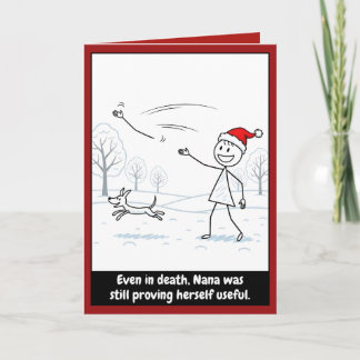 Mörk humor jul kort