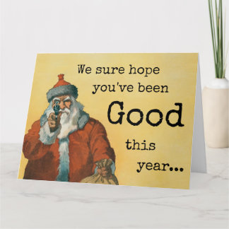 Mörk Humor jultomten med Gun Kort