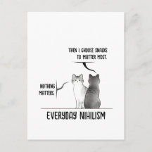 Mörk Humor Katt Vardaglig Nihilism Citat Introvert