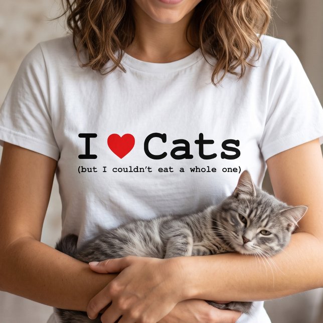 Mörk Humor Kattägare Gag Tee (Skapare uppladdad)