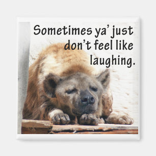 Mörk Hyena Magnet