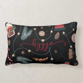 Mörk Hygge-jul Lumbarkudde