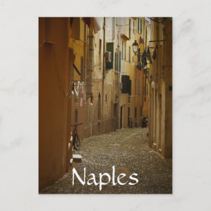 Mörk i Neapel, vykort för Italien