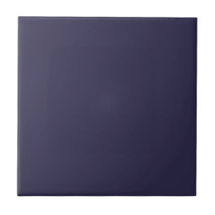 Mörk Indigo Bläck Blue Solid Färg Skriv ut Kakelplatta