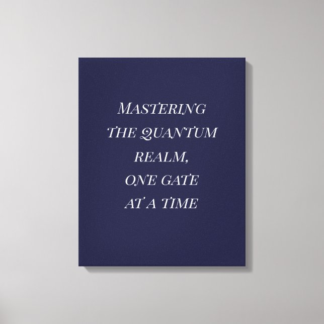 Mörk Indigo Silver Playfair Quantum Konst Canvastryck (Framsida)