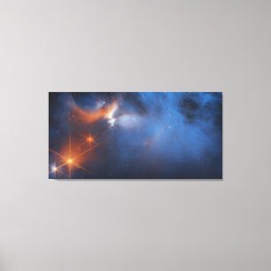 Mörk Isig Molecular Cloud JWST Canvastryck