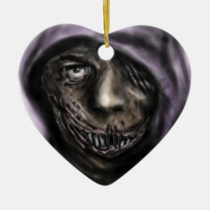 Mörk Joker Julgransprydnad Keramik