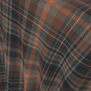 Mörk jord skogsmark plaid tartan tyg