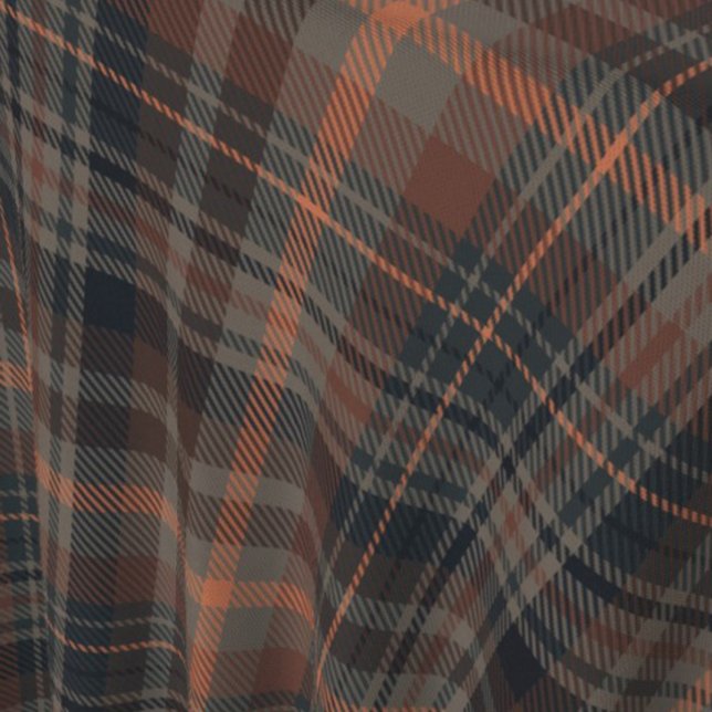 Mörk jord skogsmark plaid tartan   tyg (Skapare uppladdad)