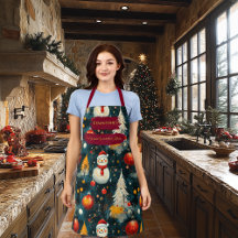 Mörk jul med Snögubbar, Träd och prydnadsföremål