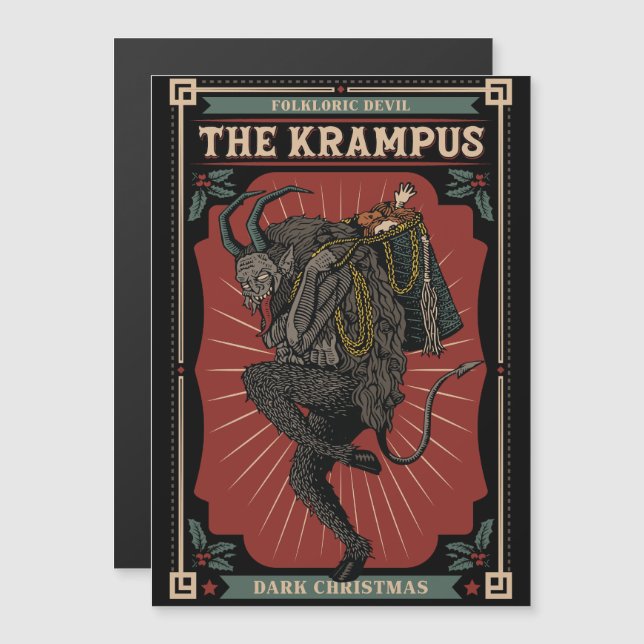 Mörk: Julloresc Djävulen Krampus Bag i Leksaker (Fram/baksida)